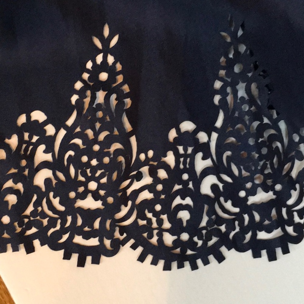 Sherri Hill navy dance dress size 10 - Picture 4 of 5